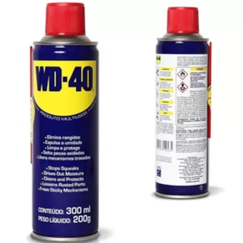DESENGRIPANTE TRADICIONAL AEROSSOL 300 ML/200G - 912069WD40 WD-40 DESENGRIPANTE TRADICIONAL AEROSSOL 300 ML/200G - 912069WD40 WD-40