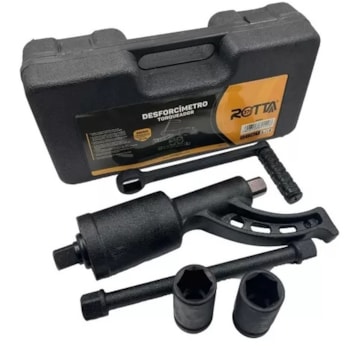 DESFORCIMETRO MULTIPLICADOR DE TORQUE 6800NM COM 2 SOQUETES ( 32 e 33MM) E MALETA - 15002 ROTTA