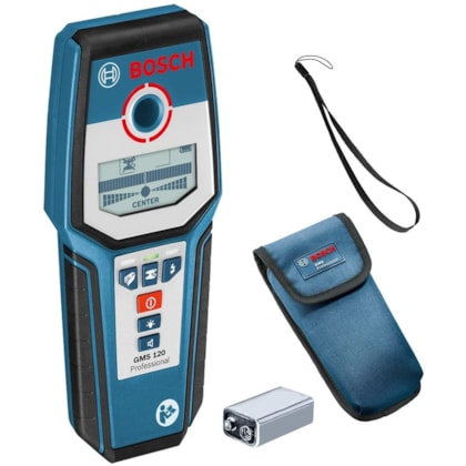 DETECTOR MATERIAIS PROFISSONAL - GMS 120 BOSCH DETECTOR MATERIAIS PROFISSONAL - GMS 120 BOSCH