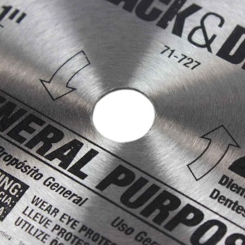 DISCO 7 1/4 POLEGADAS DE WÍDEA 24 DENTES - 71-727 BLACK + DECKER DISCO 7 1/4 POLEGADAS DE WÍDEA 24 DENTES - 71-727 BLACK + DECKER