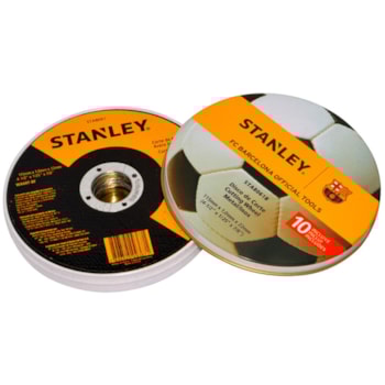 DISCO CORTE INOX 4 1/2X1.0X7/8 10 UNIDADES  - STA8061B STANLEY DISCO CORTE INOX 4 1/2X1.0X7/8 10 UNIDADES  - STA8061B STANLEY