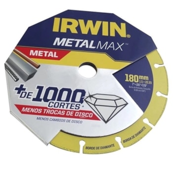 DISCO DE CORTE 7"x7/8 POL METALMAX - 1998846 IRWIN