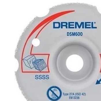 DISCO DE CORTE ALVENARIA DREMEL SAW-MAX DSM600-RW DISCO DE CORTE ALVENARIA DREMEL SAW-MAX DSM600-RW