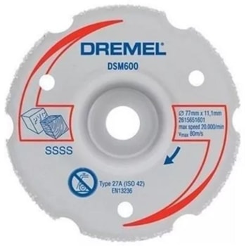 DISCO DE CORTE ALVENARIA DREMEL SAW-MAX DSM600-RW DISCO DE CORTE ALVENARIA DREMEL SAW-MAX DSM600-RW