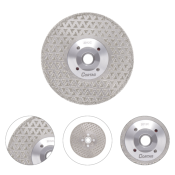 DISCO DE CORTE / DESBASTE 5" 125MM X 22MM DIAMANTADO TURBO  ROSCA M14 - CORTAG
