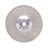 DISCO DE CORTE / DESBASTE 5" 125MM X 22MM DIAMANTADO TURBO  ROSCA M14 - CORTAG