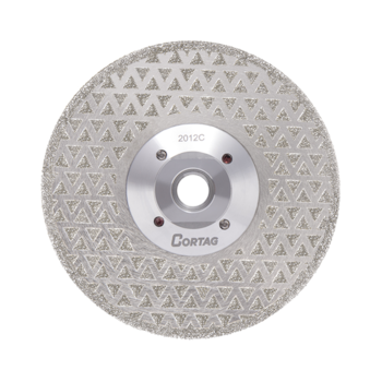 DISCO DE CORTE / DESBASTE 5" 125MM X 22MM DIAMANTADO TURBO  ROSCA M14 - CORTAG