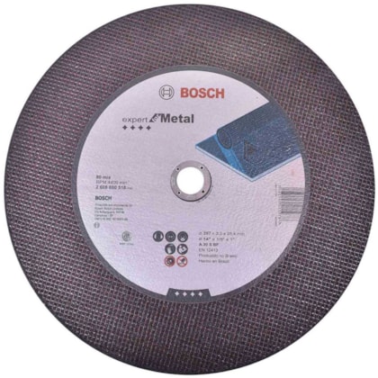 DISCO DE CORTE EXPERT FOR METAL 357MM X 25,4MM G30 - 2608600518000 BOSCH