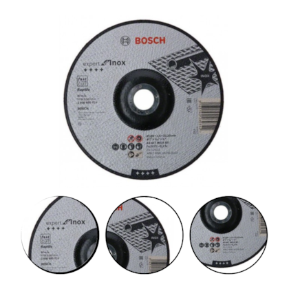 DISCO DE CORTE INOX 180MM (7") X 1,6MM (1/16") - 2608600710 BOSCH DISCO DE CORTE INOX 180MM (7") X 1,6MM (1/16") - 2608600710 BOSCH