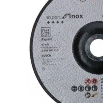 DISCO DE CORTE INOX 180MM (7") X 1,6MM (1/16") - 2608600710 BOSCH DISCO DE CORTE INOX 180MM (7") X 1,6MM (1/16") - 2608600710 BOSCH