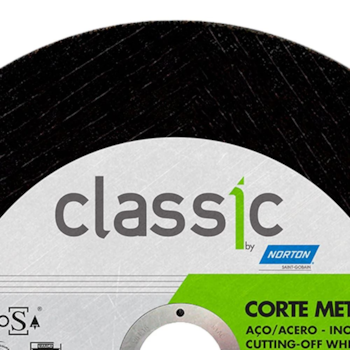 DISCO DE CORTE INOX AR302 CLASSIC 14" X 1/8" X 1" (350 X 3,0 X 25,40MM) - 000000066252845630 NORTON DISCO DE CORTE INOX AR302 CLASSIC 14" X 1/8" X 1" (350 X 3,0 X 25,40MM) - 000000066252845630 NORTON