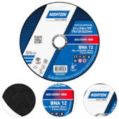 DISCO DE CORTE INOX BNA12 4.1/2" X 3/64" X 7/8" (115 X 1,0 X 22MM) - 000000066252846557 NORTON DISCO DE CORTE INOX BNA12 4.1/2" X 3/64" X 7/8" (115 X 1,0 X 22MM) - 000000066252846557 NORTON