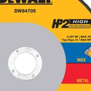 DISCO DE CORTE INOX HP2 7 X 1/16" X 7/8" -  DEWALT