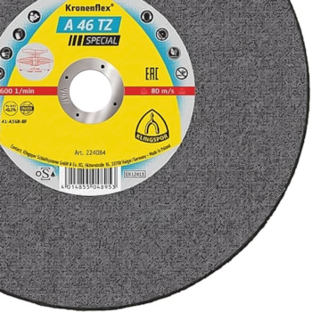 DISCO DE CORTE KRONENFLEX PARA AÇO INOXIDÁVEL A 46 TZ ESPECIAL 180 X 1,6 X 22,23MM - 221161 KLINGSPOR DISCO DE CORTE KRONENFLEX PARA AÇO INOXIDÁVEL A 46 TZ ESPECIAL 180 X 1,6 X 22,23MM - 221161 KLINGSPOR