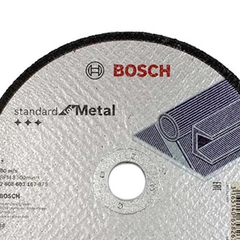 DISCO DE CORTE METAL 7" 180 X 3,0MM GR.30 - 2608603167000 BOSCH