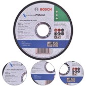 DISCO DE CORTE METAL INOX 4.1/2" X 1,00 X 22,23MM - 2608619383000 BOSCH