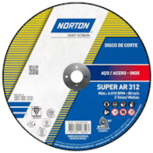 DISCO DE CORTE METAL SUPER AR312 115 X 3,0 X 22MM - 000000066252842856 NORTON DISCO DE CORTE METAL SUPER AR312 115 X 3,0 X 22MM - 000000066252842856 NORTON