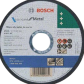 DISCO DE CORTE PARA INOX 4"-1/2" 115 X 1,0MM STANDARD - 2608619741 BOSCH