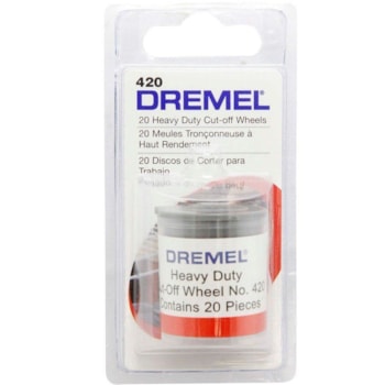 DISCO DE CORTE PARA METAIS 15/16" 20 UND 420 - 2615000420000 DREMEL