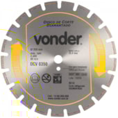 DISCO DE CORTE SEGMENTADO PARA ASFALTO/CONCRETOS  DCV 0350 - VONDER