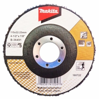 DISCO DE LIMPEZA 115 MM LONG LIFE - MAKITA B-36491 DISCO DE LIMPEZA 115 MM LONG LIFE - MAKITA B-36491