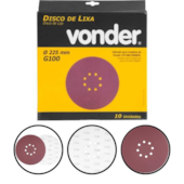 DISCO DE LIXA EM PLUMA G100 P/ LIXAD LPV600/LPV1000 - 1258225100 VONDER