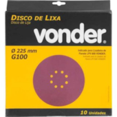 DISCO DE LIXA EM PLUMA G100 P/ LIXAD LPV600/LPV1000 - 1258225100 VONDER