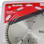 DISCO DE SERRA EM WIDEA 185MM 60 D PARA MDF D-21381 - MAKITA DISCO DE SERRA EM WIDEA 185MM 60 D PARA MDF D-21381 - MAKITA