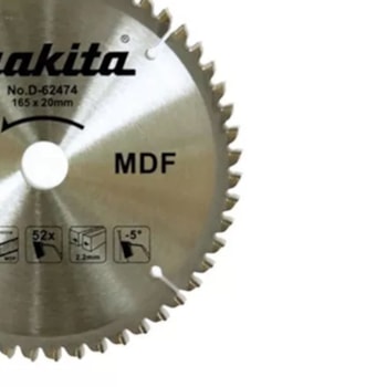 DISCO DE SERRA P/ MDF 165MM X 20MM X 52T - D-62474 MAKITA DISCO DE SERRA P/ MDF 165MM X 20MM X 52T - D-62474 MAKITA