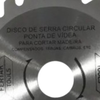 DISCO DE SERRA VÍDEA 110MM X 24 DENTES - RED DIAMOND