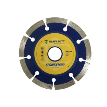 DISCO DIAMANTADO 110 X 20 SEGMENTADO - 160825 HEAVY DUTY DISCO DIAMANTADO 110 X 20 SEGMENTADO - 160825 HEAVY DUTY