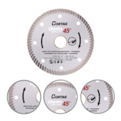 DISCO DIAMANTADO 45° D.200 X D.25.4 MM P/ CHANFRO - 61681 CORTAG DISCO DIAMANTADO 45° D.200 X D.25.4 MM P/ CHANFRO - 61681 CORTAG