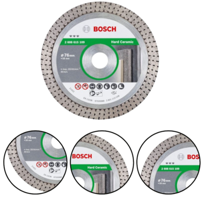 DISCO DIAMANTADO BEST HARD CERAMIC 76MM - BOSCH DISCO DIAMANTADO BEST HARD CERAMIC 76MM - BOSCH