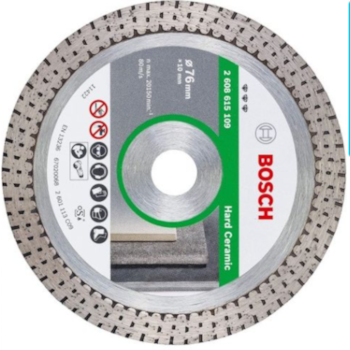 DISCO DIAMANTADO BEST HARD CERAMIC 76MM - BOSCH