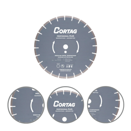 DISCO DIAMANTADO CONCRETO/ ASFALTO 350MM PROF. PLUS - 60666 CORTAG DISCO DIAMANTADO CONCRETO/ ASFALTO 350MM PROF. PLUS - 60666 CORTAG