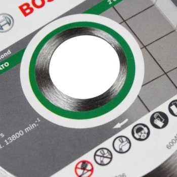 DISCO DIAMANTADO CONTÍNUO 110X20MM PORCELANATO - 2608602728000 BOSCH DISCO DIAMANTADO CONTÍNUO 110X20MM PORCELANATO - 2608602728000 BOSCH