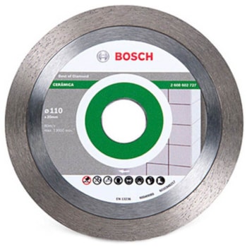 DISCO DIAMANTADO CONTÍNUO 110X20MM PORCELANATO - 2608602728000 BOSCH DISCO DIAMANTADO CONTÍNUO 110X20MM PORCELANATO - 2608602728000 BOSCH