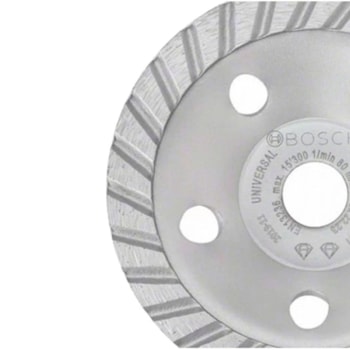 DISCO DIAMANTADO DESBASTE TURBO 4" X 22MM EXPERT - 2608601778000 BOSCH