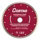 DISCO DIAMANTADO LISO PARA CORTES EM PISOS DE 200MM - 60570 CORTAG DISCO DIAMANTADO LISO PARA CORTES EM PISOS DE 200MM - 60570 CORTAG