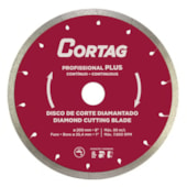 DISCO DIAMANTADO LISO PARA CORTES EM PISOS DE 200MM - 60570 CORTAG