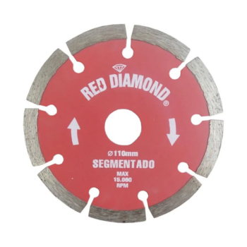 DISCO DIAMANTADO SEGMENTADO 110MM GIGATOOLS - 841 RED DIAMOND DISCO DIAMANTADO SEGMENTADO 110MM GIGATOOLS - 841 RED DIAMOND