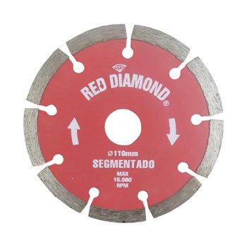 DISCO DIAMANTADO SEGMENTADO 110MM GIGATOOLS - 841 RED DIAMOND