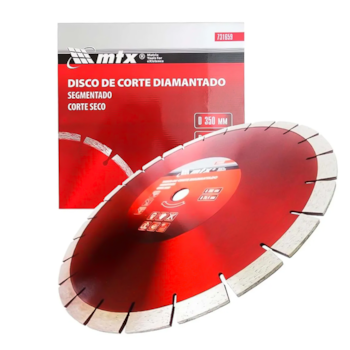 DISCO DIAMANTADO SEGMENTADO 14" 350MM X 25,4MM PARA ASFALTO E CONCRETO STANDARD - 731659 MTX