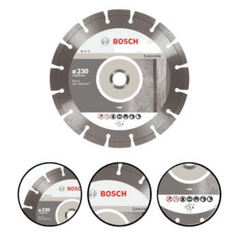 DISCO DIAMANTADO STS PARA CONCRETO 9" X 22,23 - 2608603243 BOSCH