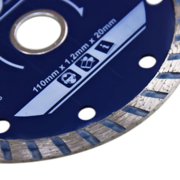DISCO DIAMANTADO TURBO 110 X 20 MM CARNEIRO 04105009 DISCO DIAMANTADO TURBO 110 X 20 MM CARNEIRO 04105009