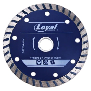 DISCO DIAMANTADO TURBO 110 X 20 MM CARNEIRO 04105009 DISCO DIAMANTADO TURBO 110 X 20 MM CARNEIRO 04105009