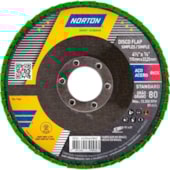 DISCO FLAP 4.1/2" 115MM X 22,23MM G80 BASE EM FIBRA R244 STANDARD - NORTON