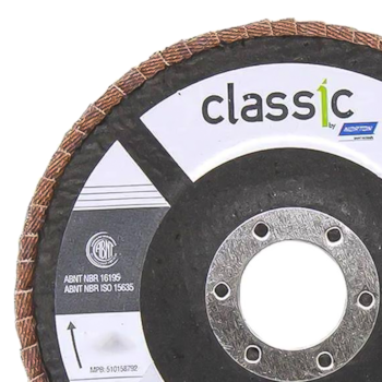 DISCO FLAP FIBRA CLASSIC BASIC R201 4.1/2" 115X22.23MM G80 - 000000078072707800 NORTON DISCO FLAP FIBRA CLASSIC BASIC R201 4.1/2" 115X22.23MM G80 - 000000078072707800 NORTON