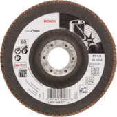 DISCO FLAP X581 BEST FOR INOX 125MM G60 CURVO - 2608607639 BOSCH DISCO FLAP X581 BEST FOR INOX 125MM G60 CURVO - 2608607639 BOSCH