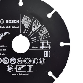 DISCO PARA ESMERILHADEIRA CORTE EM MADEIRA 5"- BOSCH DISCO PARA ESMERILHADEIRA CORTE EM MADEIRA 5"- BOSCH